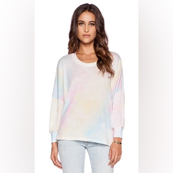 WILDFOX Couture from Revolve Dream Tie Dye Top in Multi Colored SOLD OUT - Picture 2 of 5